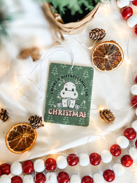 Santa's Eggnog Car Freshie