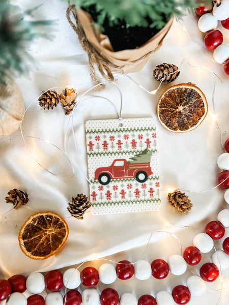 Christmas Tree Farm Car Freshie