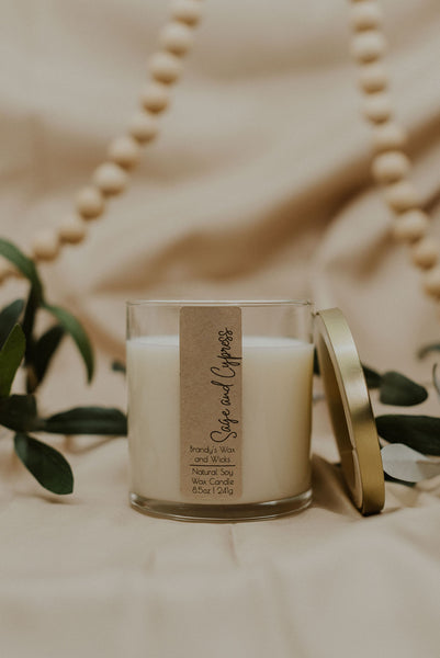 Sage and Cypress Soy Candle