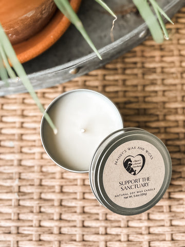 Support the Sanctuary - Macintosh Apple Soy Candle