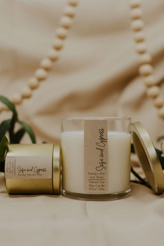Sage and Cypress Soy Candle